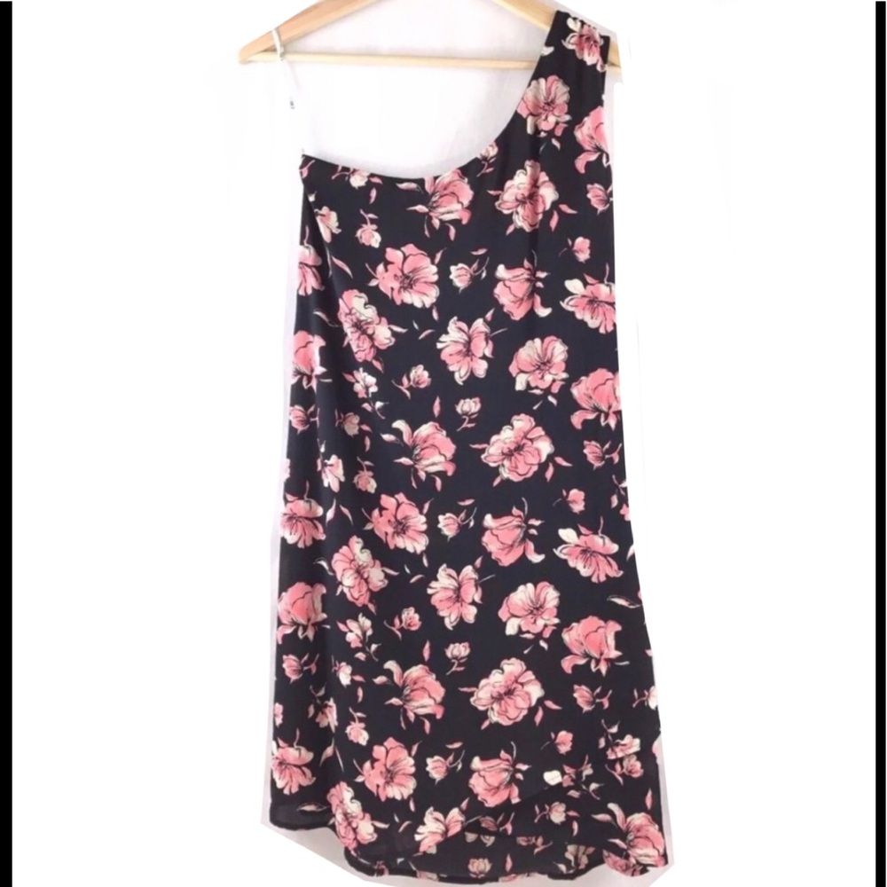 DR2 by Daniel Rainn One Shoulder Floral Dress - Picture 4 of 4